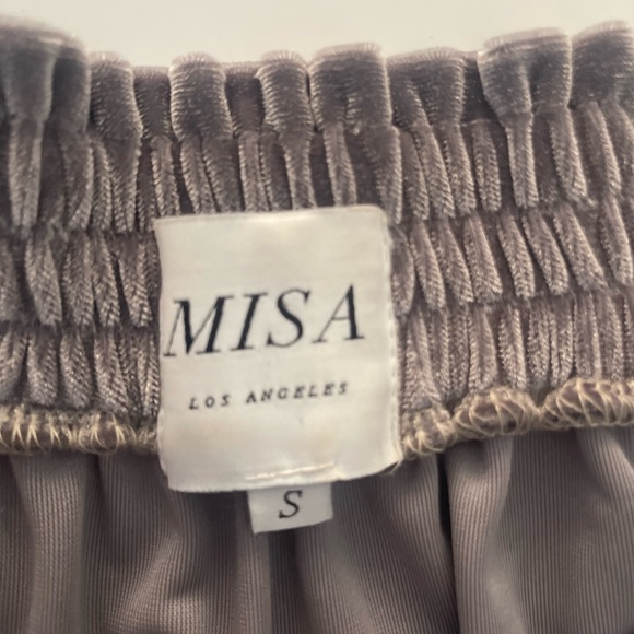 MISA Los Angeles Talin Metallic Velvet Dress - Picture 7 of 14